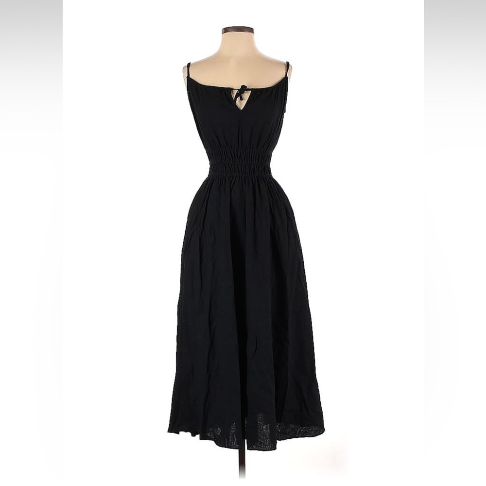 Madewell Sophia Cami Midi Linen Dress with Pockets